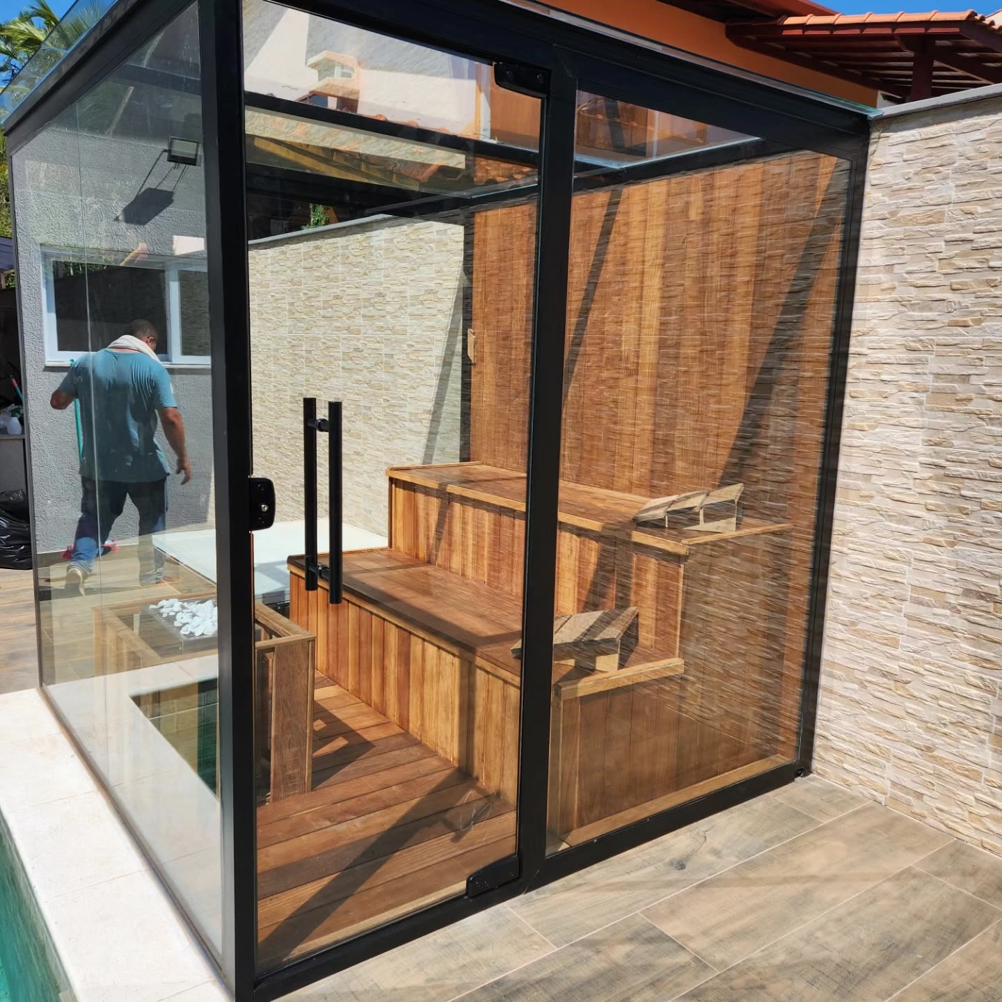 Cabine híbrida Lux Saunas 11